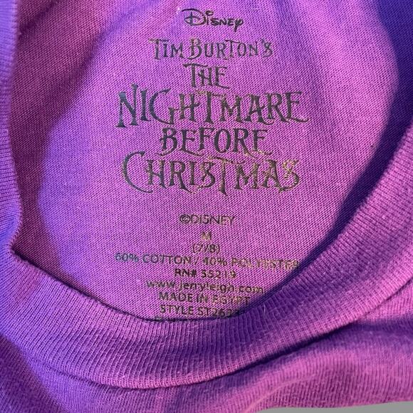 Disney The Nightmare Before Christmas Medium T-Shirt 7/8 Halloween Oogie Boogie - Picture 7 of 10